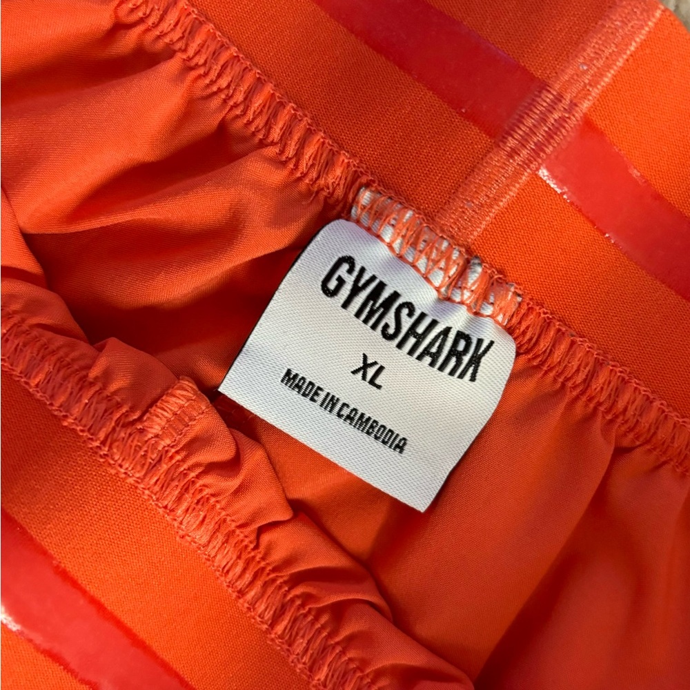 Gymshark Orange Athletic Shorts - Picture 2 of 3